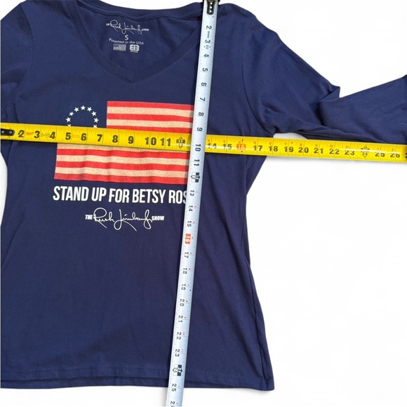 Women's Stand for Betsy Ross Long Sleeve Tee Small - Picture 3 of 4